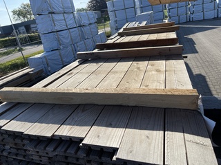 Ca. 73x Douglas Design/Tripple/Deens, 22x142mm, lengte 400cm